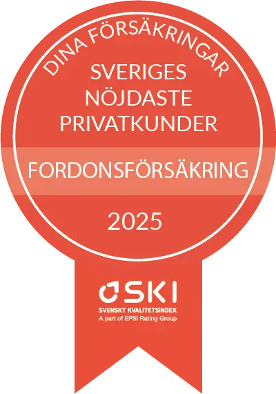 Dina Försäkringar, Sveriges nöjdaste fordonsförsäkringskunder, 2025, SKI